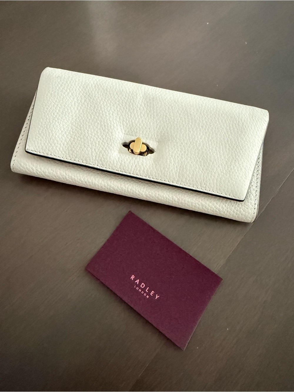 Radley NEW Foldover wallet in crème